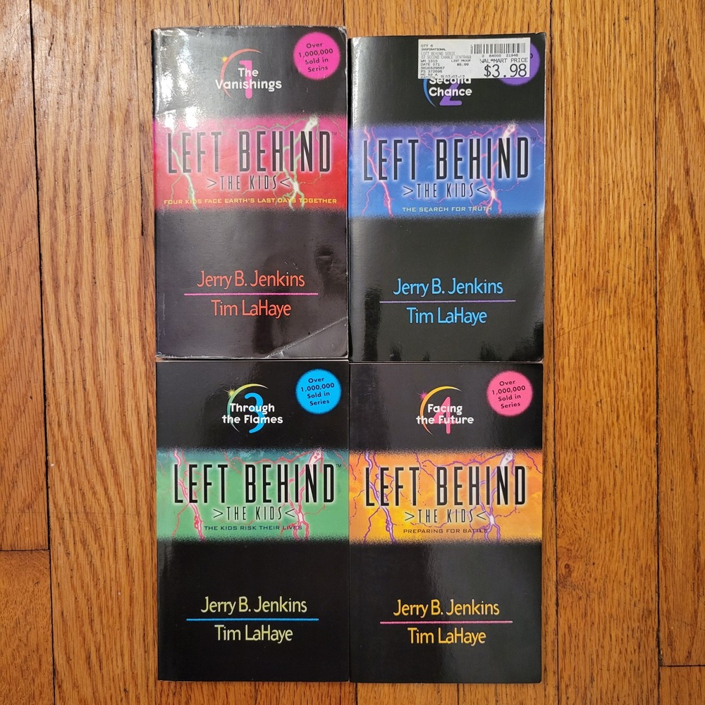 Left Behind The Kids Series 4 Books Jerry B Jenkins Tim LaHaye Christian Fiction